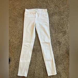 Frame White Jeans